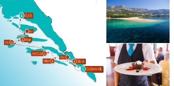 Kroatien Kreuzfahrt A14 - Dubrovnik-Split Deluxe